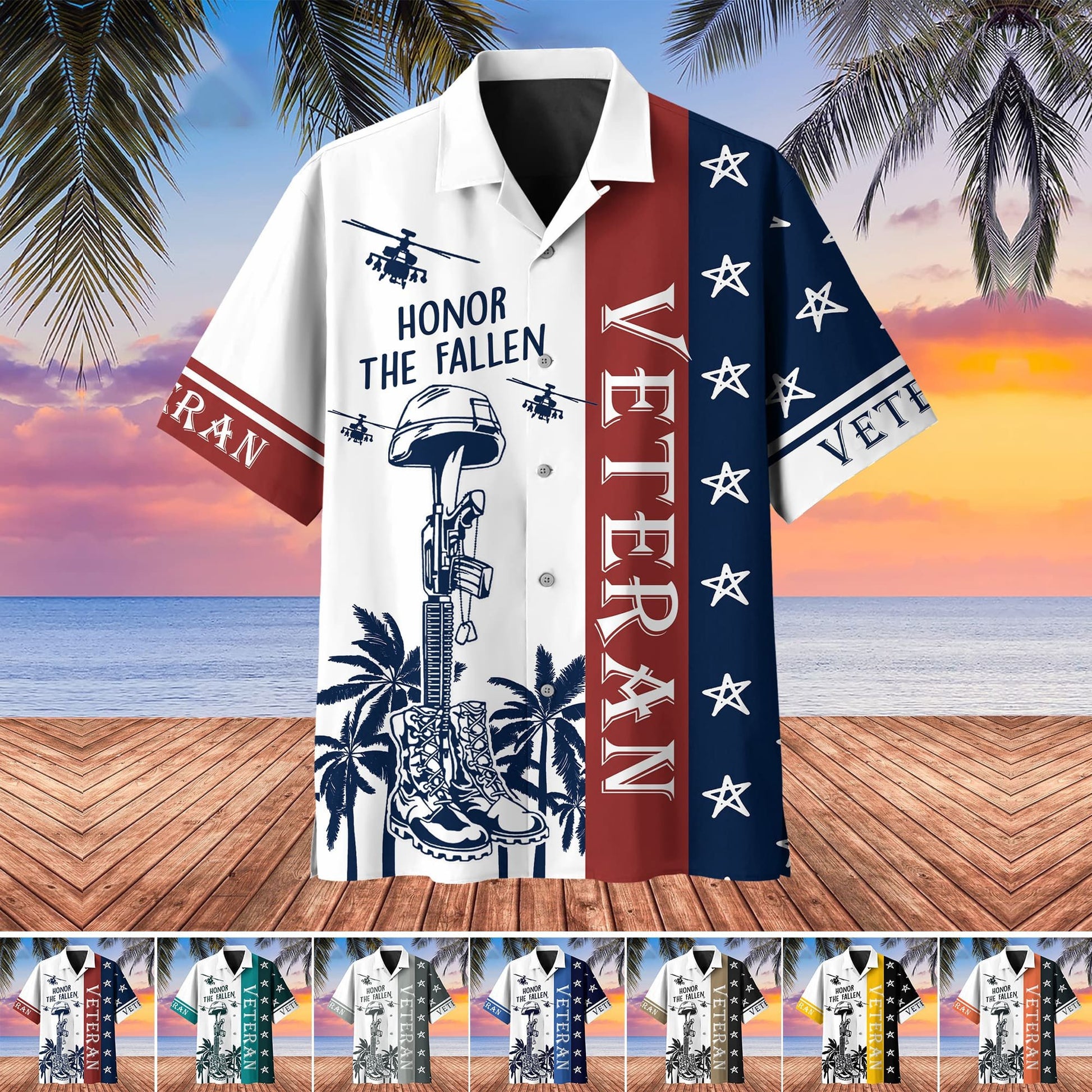 Premium U.S Veteran Hawaii Shirt PVC210501