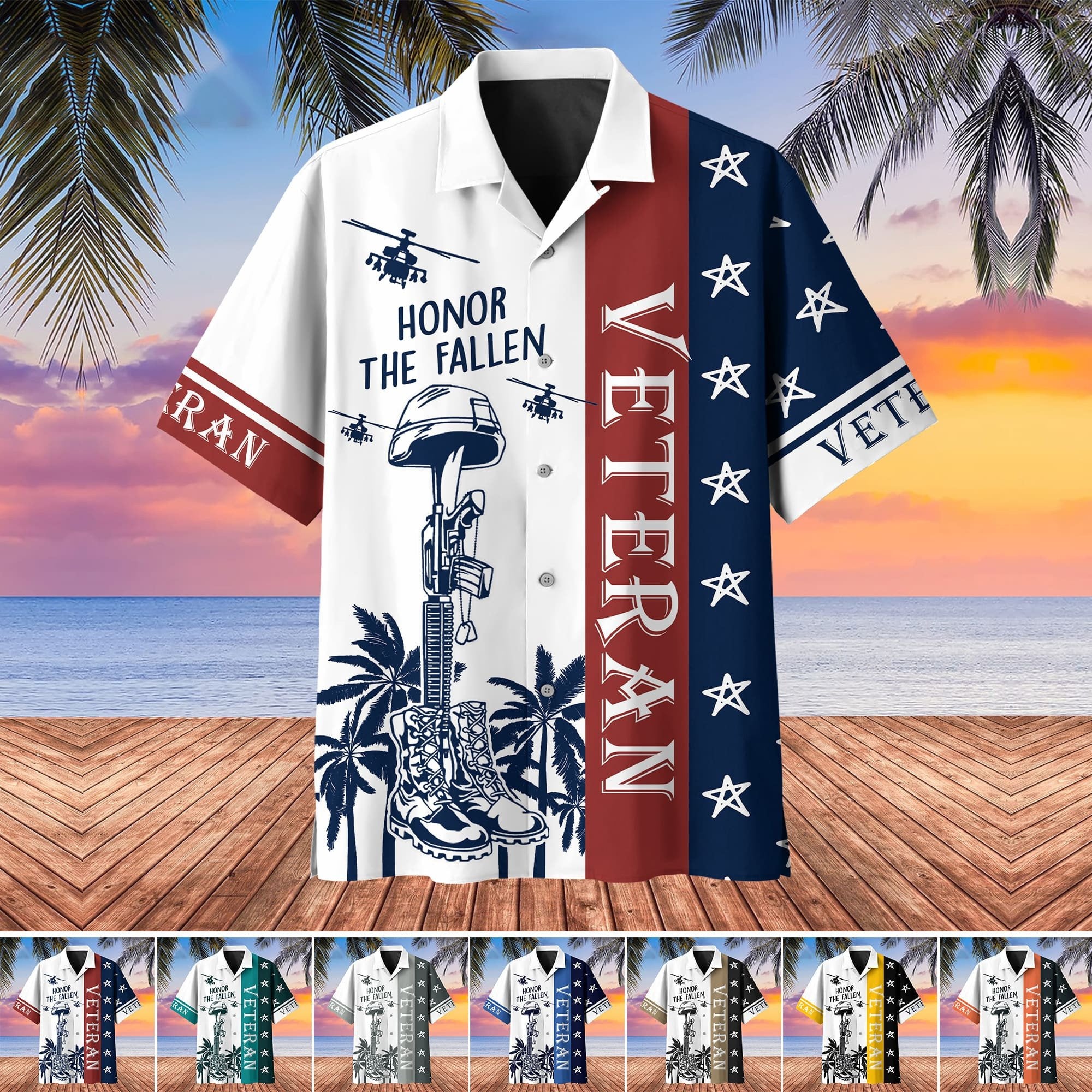 Premium U.S Veteran Hawaii Shirt PVC210501