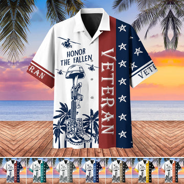 Premium U.S Veteran Hawaii Shirt PVC210501
