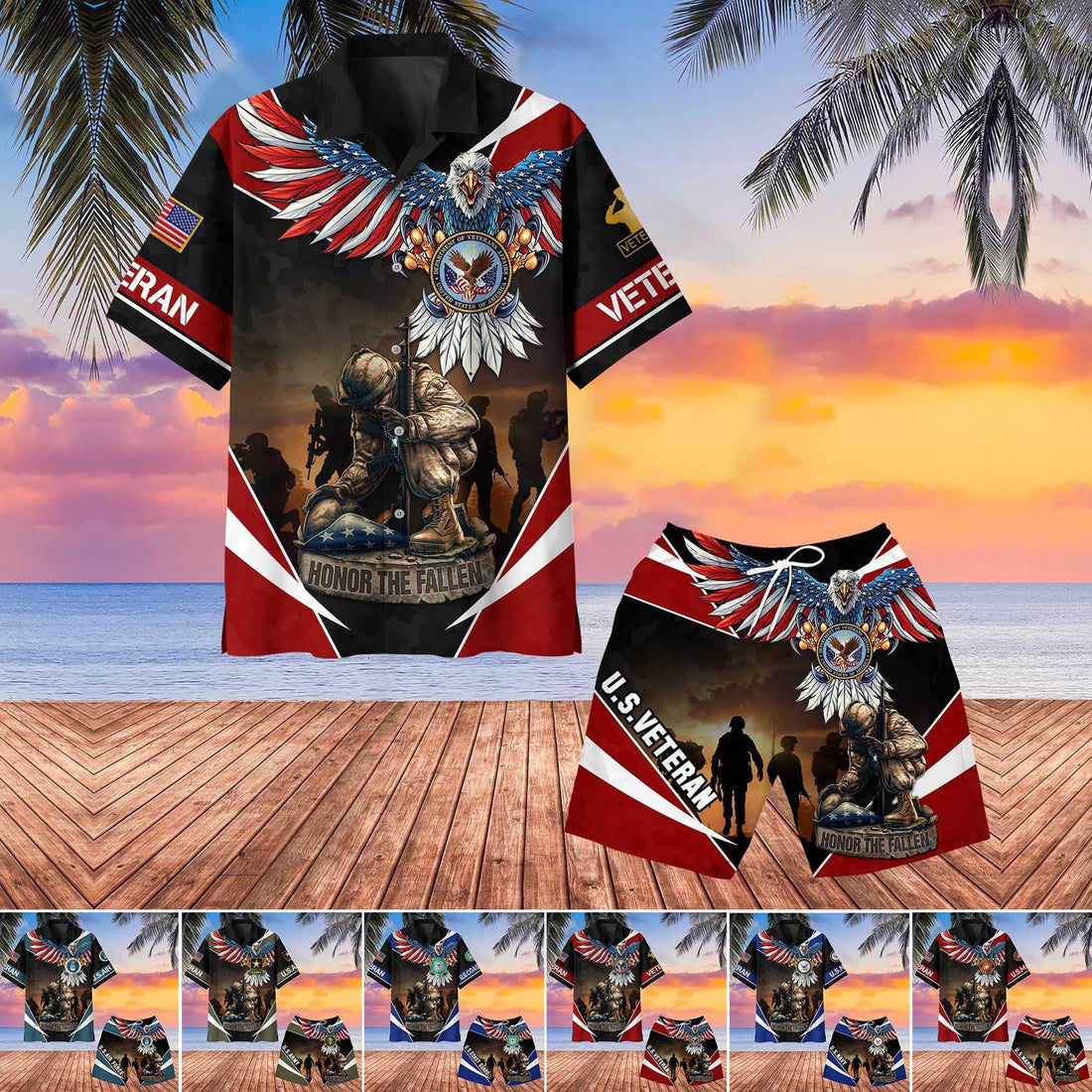 Premium U.S Veteran Hawaii Shirt PVC180401