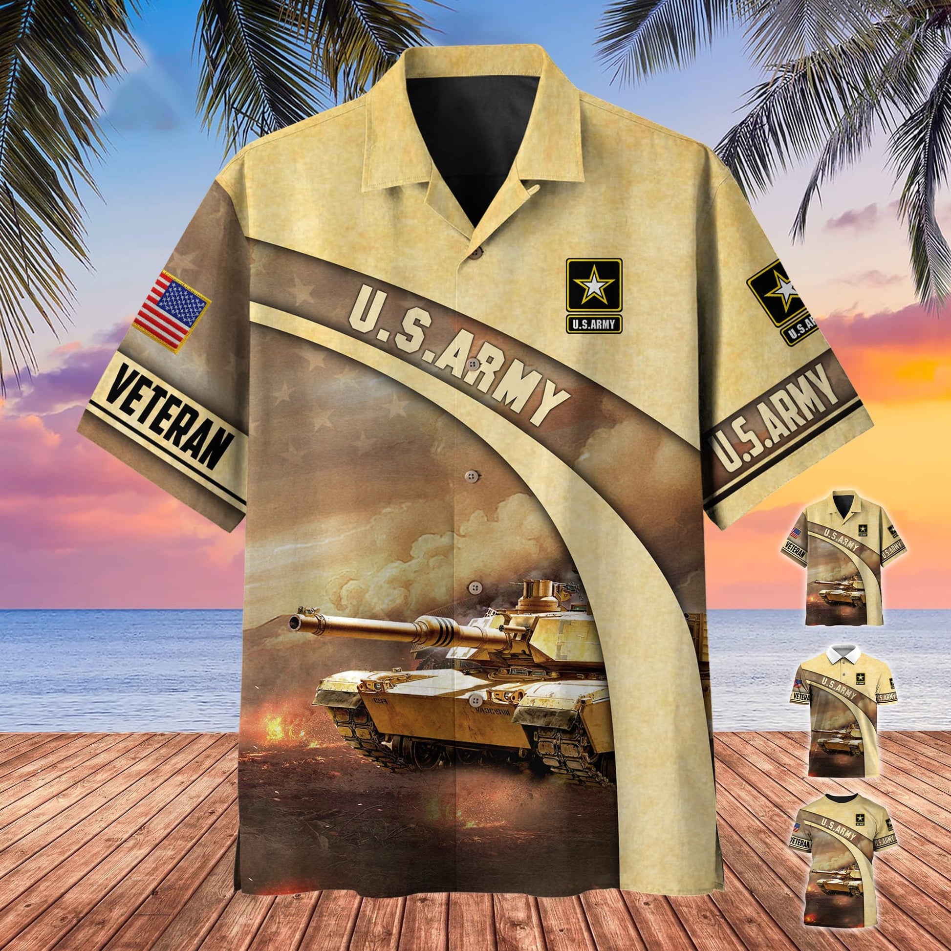 Premium U.S Veteran Hawaii Shirt PVC060401