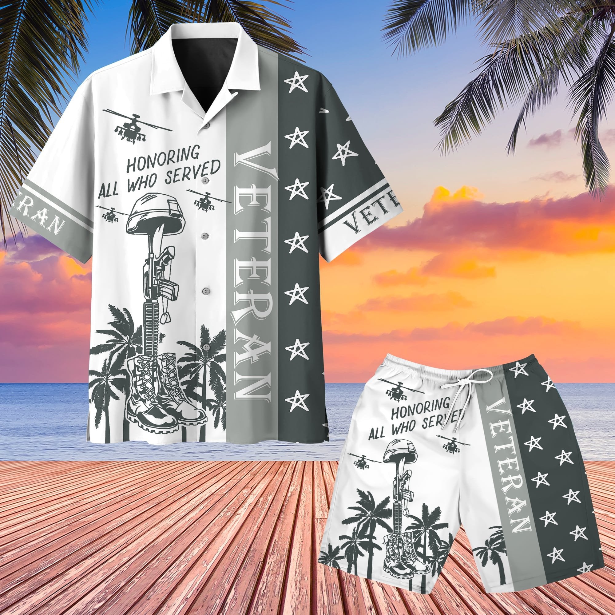 Premium U.S Veteran Hawaii Set PVC050601