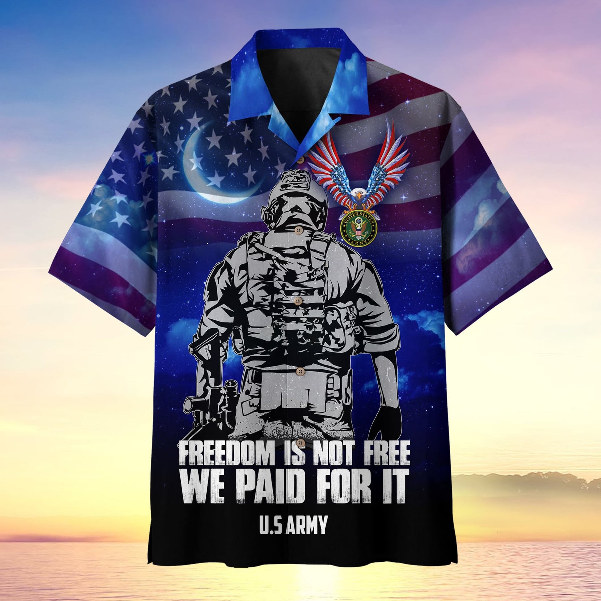 Freedom Is Not Free We Paid For It Premium Hawaii Shirt MH060602