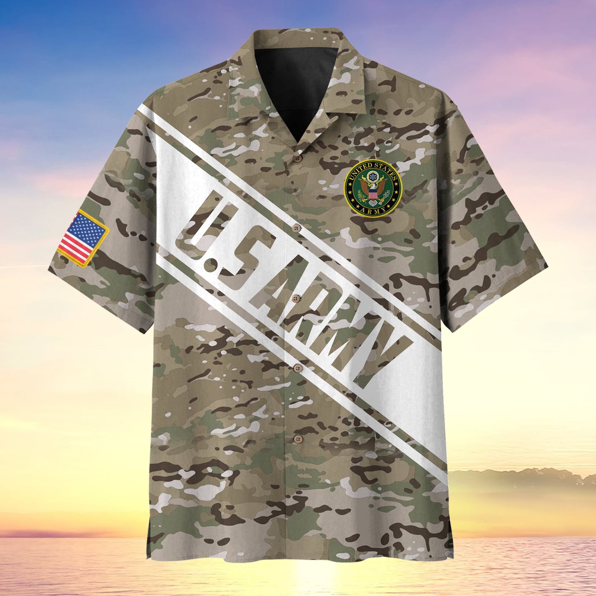 US Army Veteran Soldier Proudly Served Hawaii Multistyle MH060606