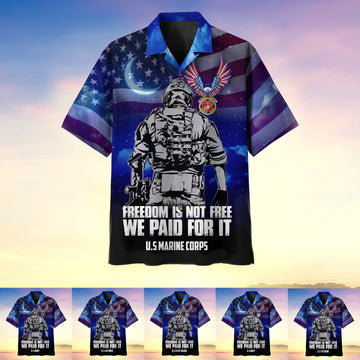 Freedom Is Not Free We Paid For It Premium Hawaii Shirt MH060602