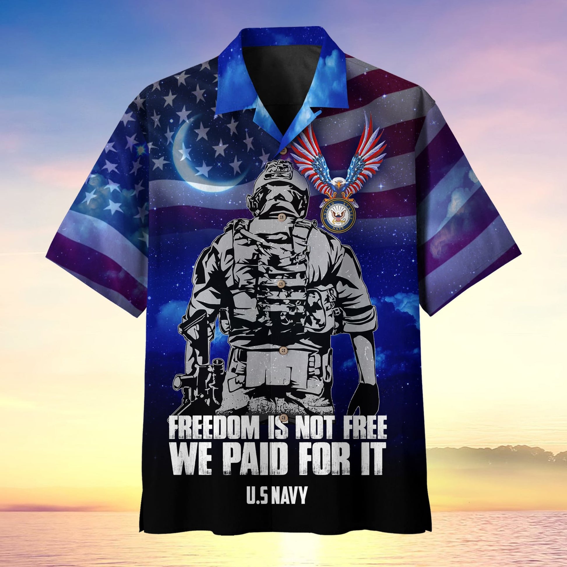 Freedom Is Not Free We Paid For It Premium Hawaii Shirt MH060602