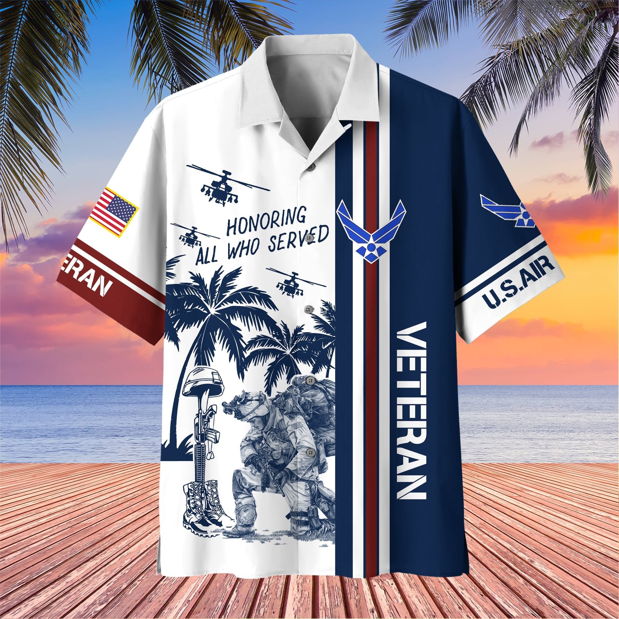 Premium U.S Veteran Hawaii Shirt PVC200502