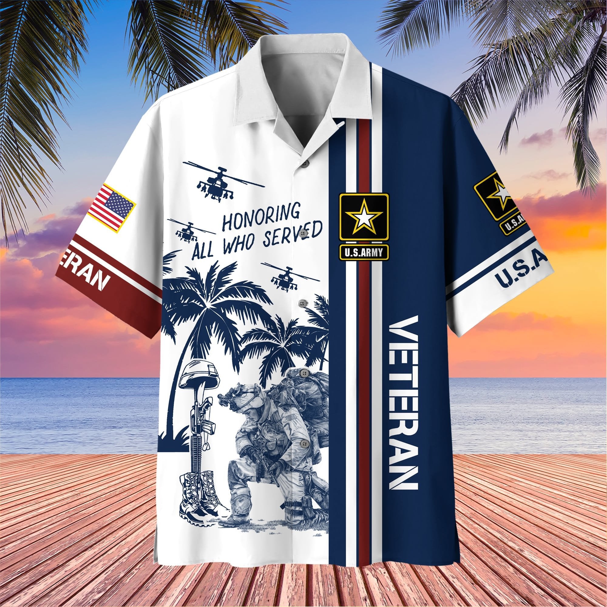 Premium U.S Veteran Hawaii Shirt PVC200502