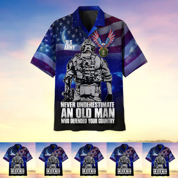 Never Underestimate An Old Man Who Defended Your Country Multiservice Hawaii MH080603