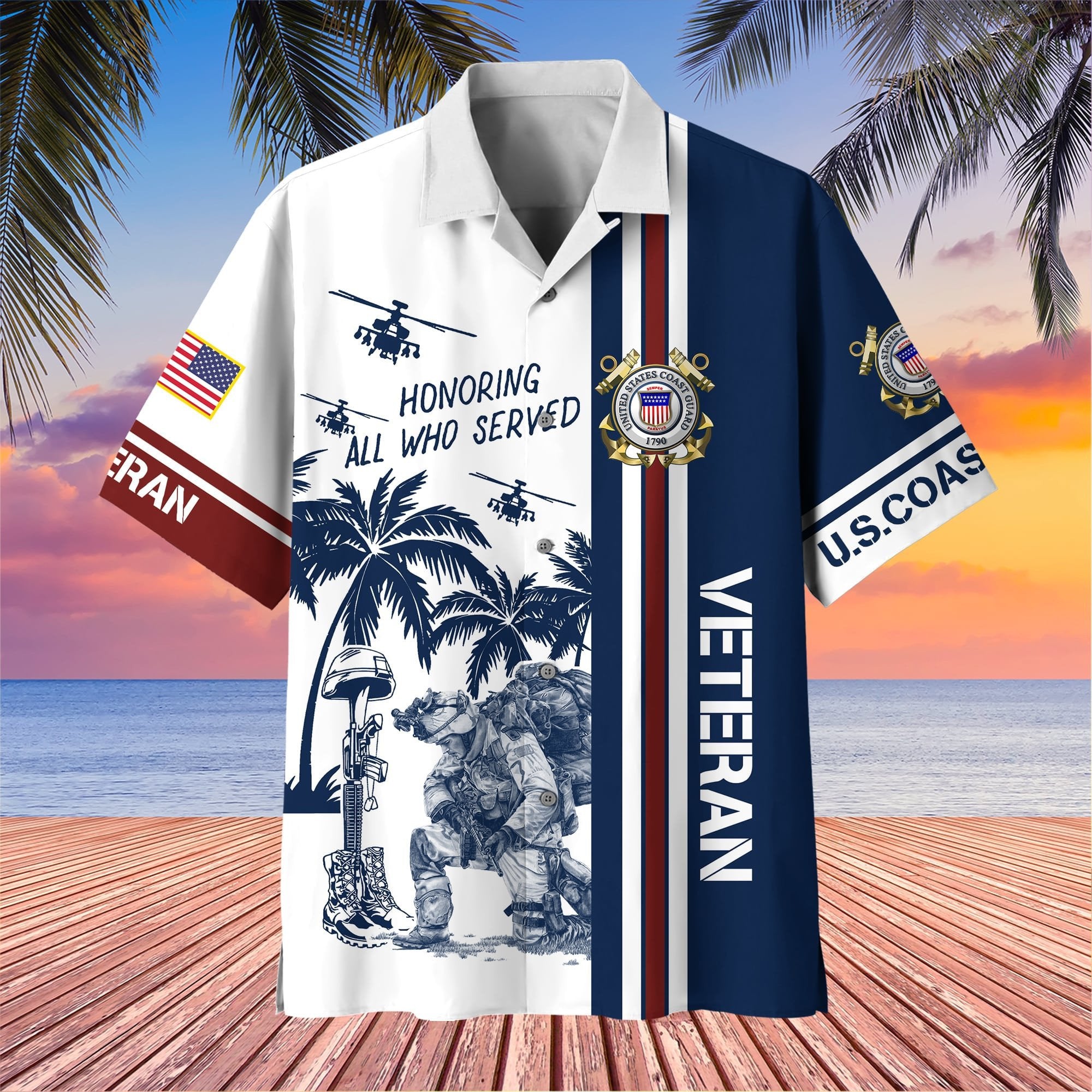 Premium U.S Veteran Hawaii Shirt PVC200502