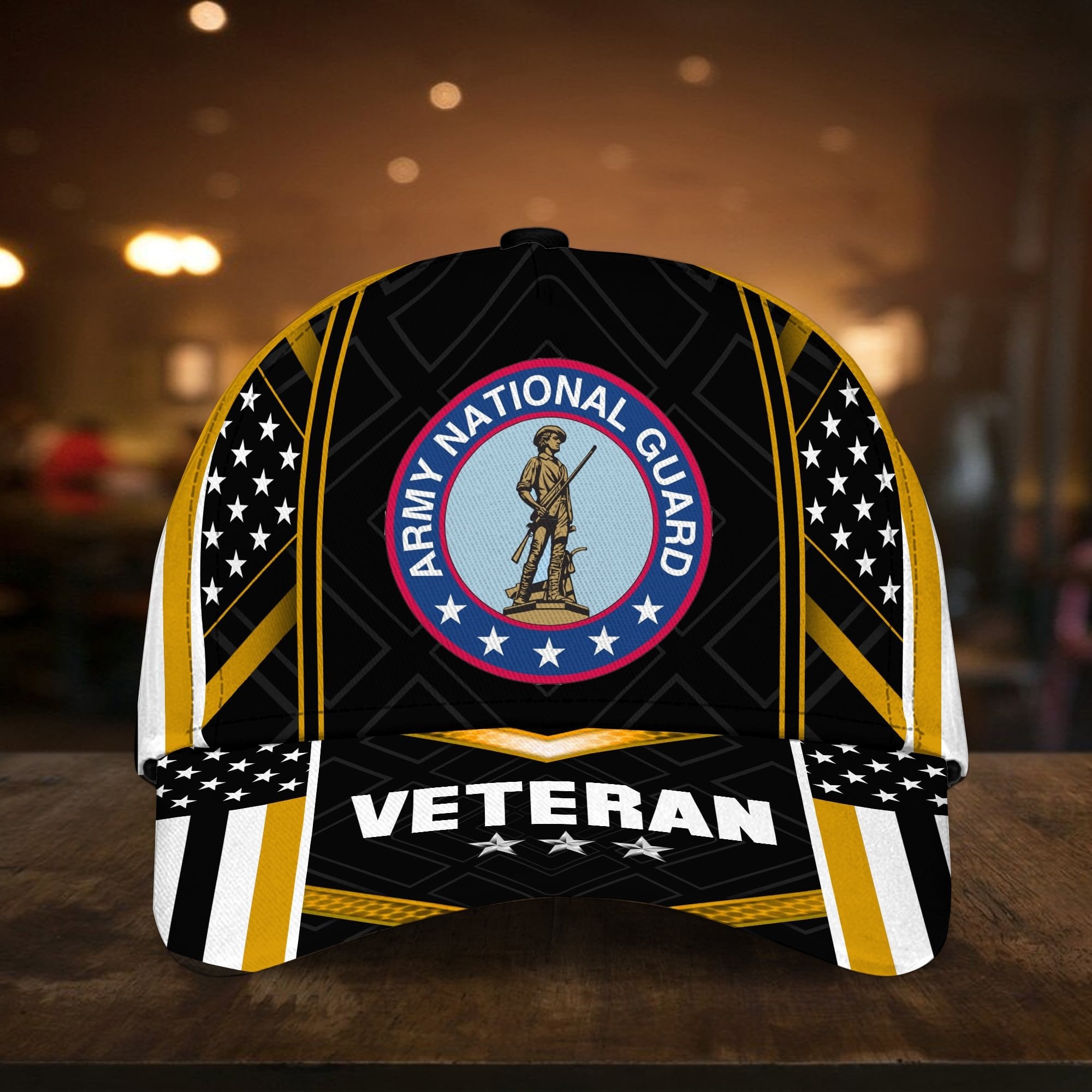 Unique Army National Guard Veteran Cap PVC150610