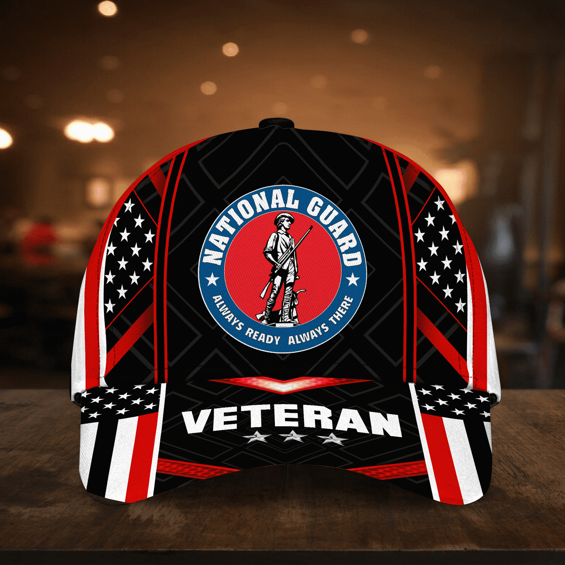 Unique Army National Guard Veteran Cap PVC150610