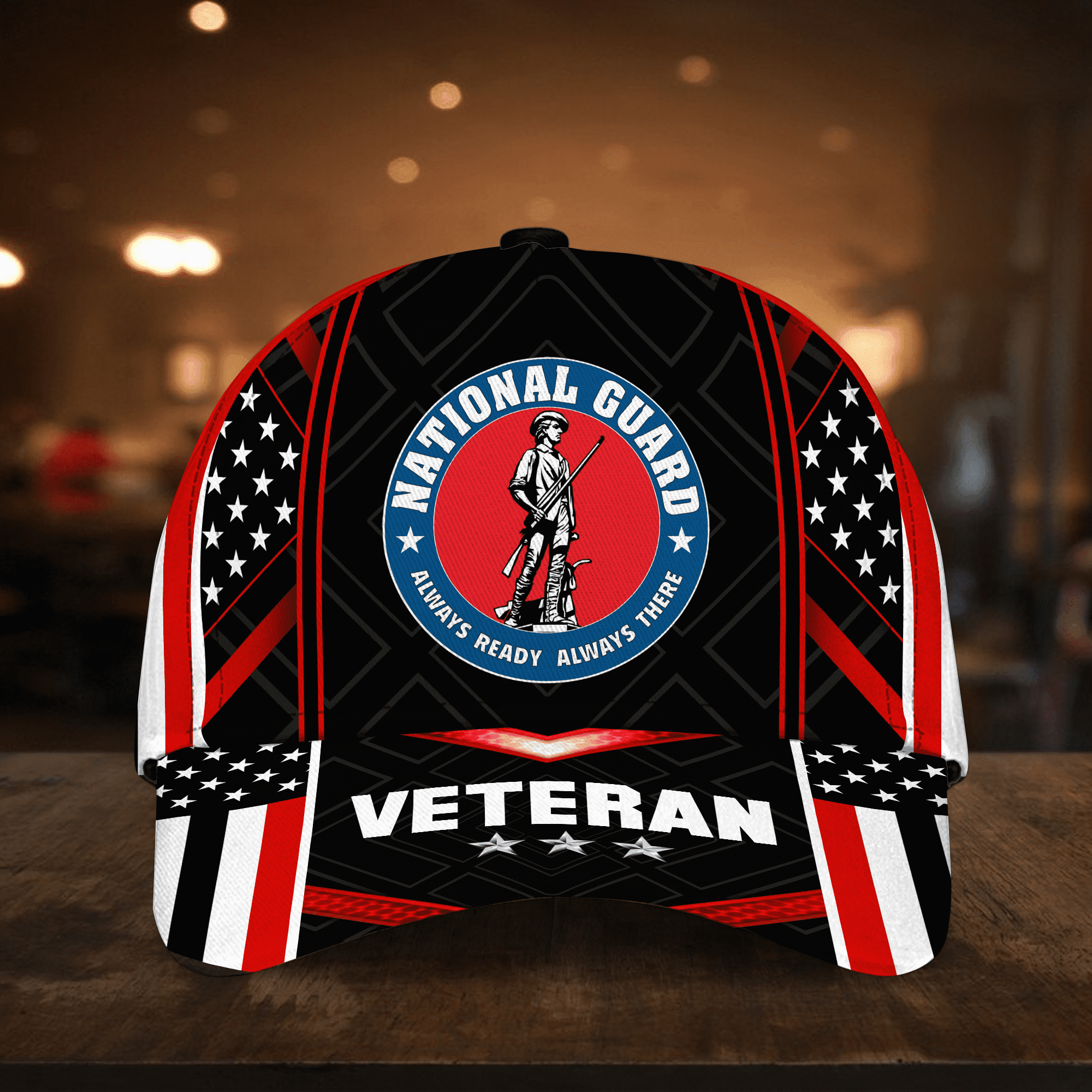 Unique Army National Guard Veteran Cap PVC150610