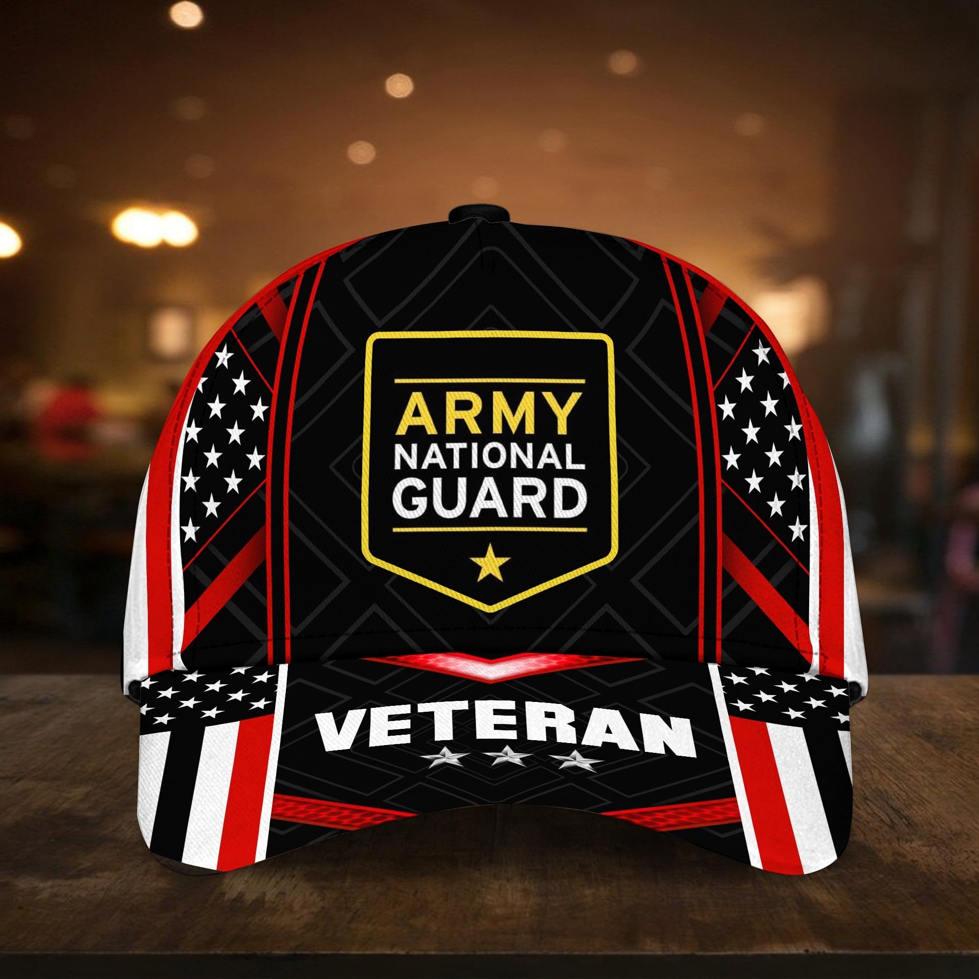 Unique Army National Guard Veteran Cap PVC150610