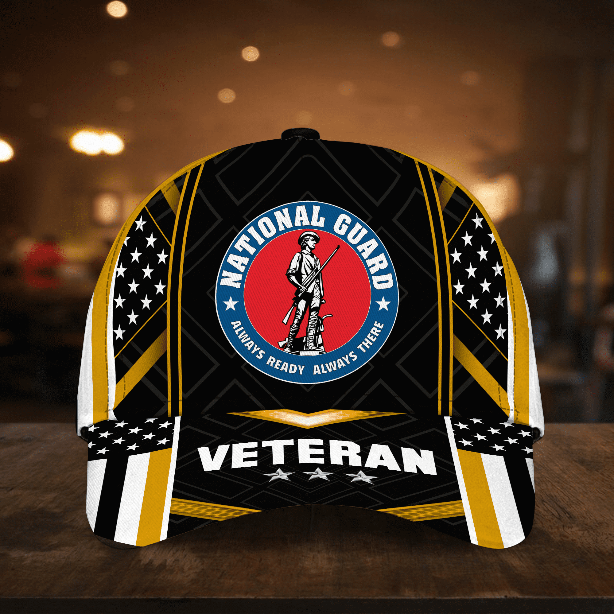 Unique Army National Guard Veteran Cap PVC150610