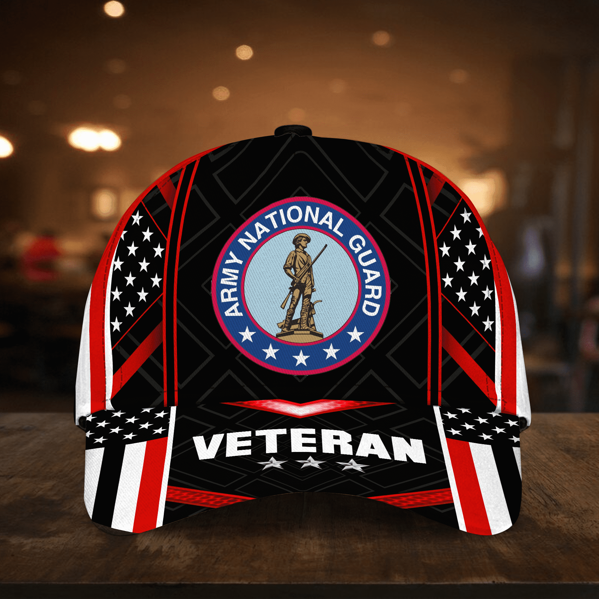 Unique Army National Guard Veteran Cap PVC150610