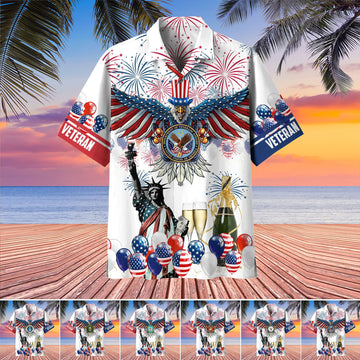 Independence Day Is Coming U.S Veteran Hawaii Shirt PVC060602