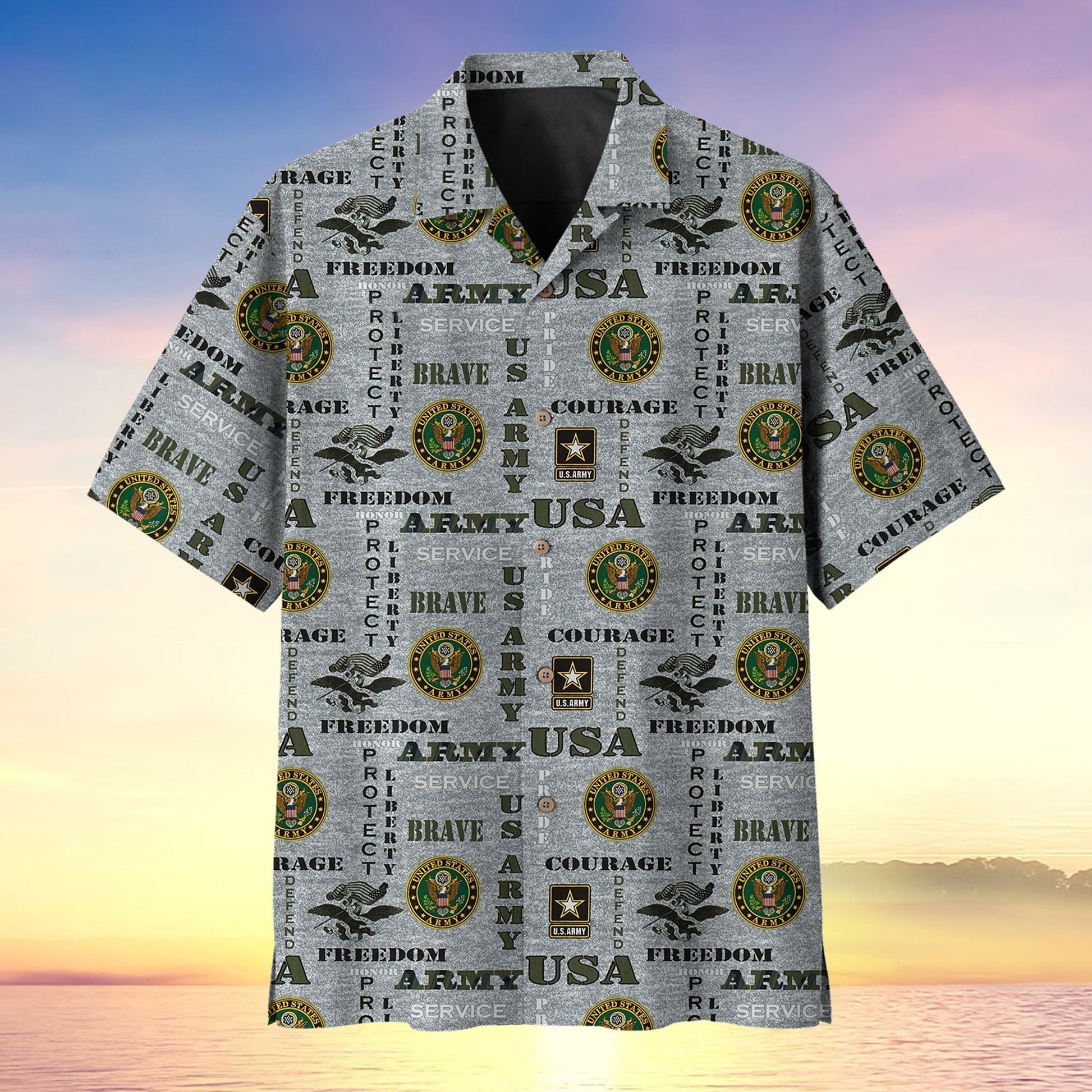 Freedom Honor Protect US Veteran Mutiservice Hawaii Shirt MH150606