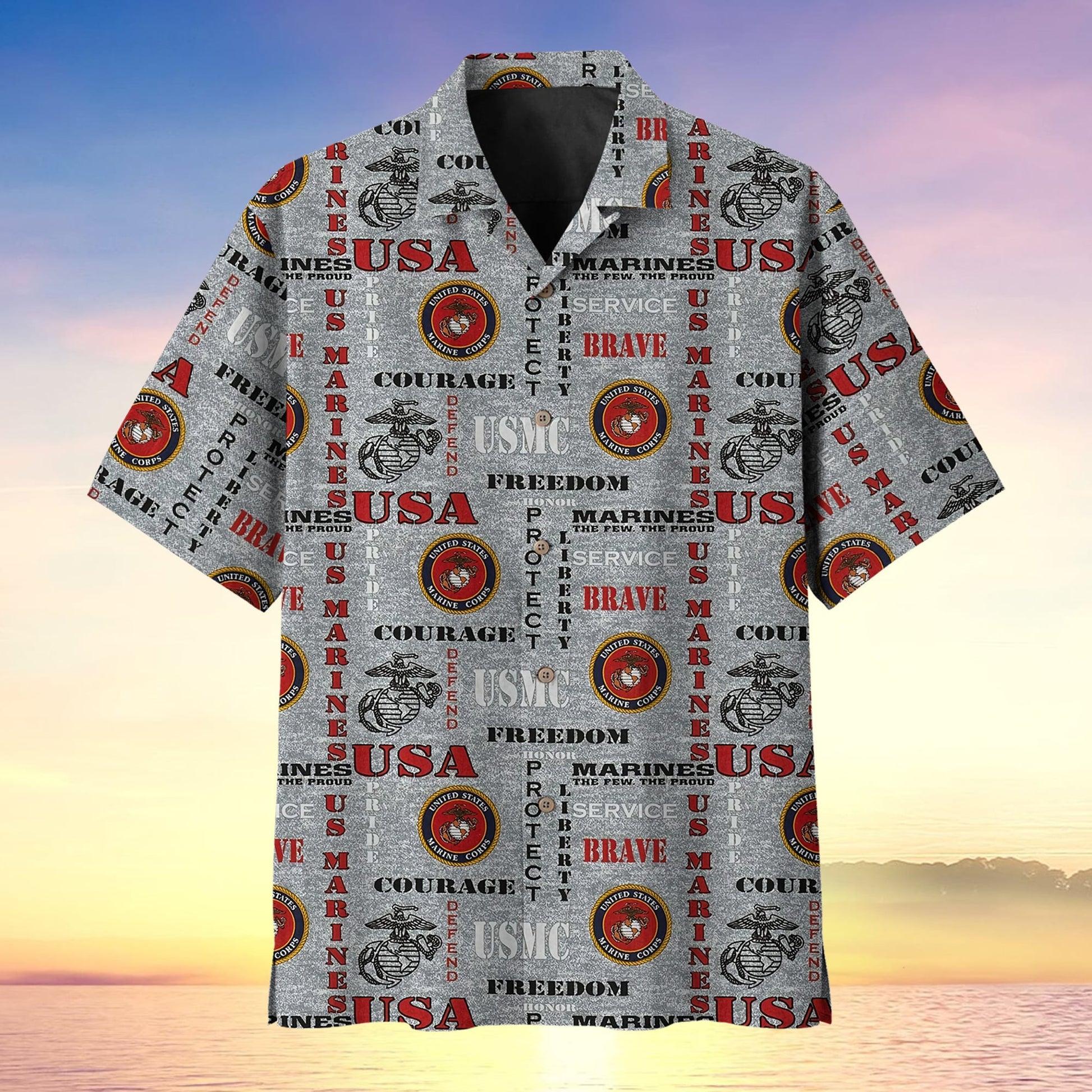 Freedom Honor Protect US Veteran Mutiservice Hawaii Shirt MH150606