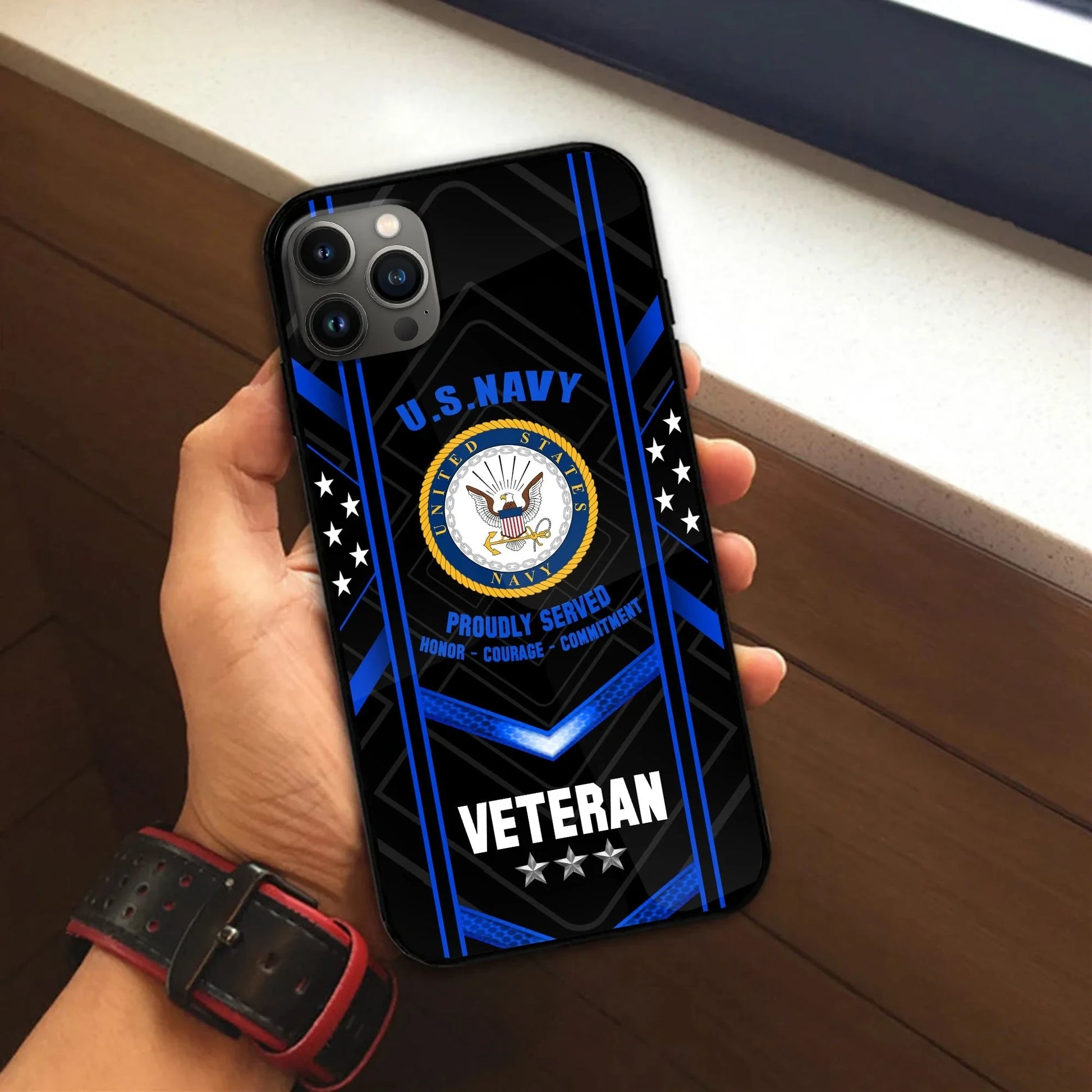 Unique U.S. Veteran Phone Case PVC010701