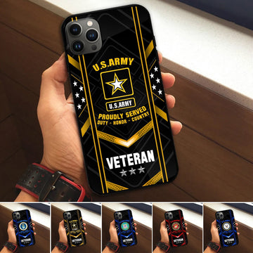 Unique U.S. Veteran Phone Case PVC010701