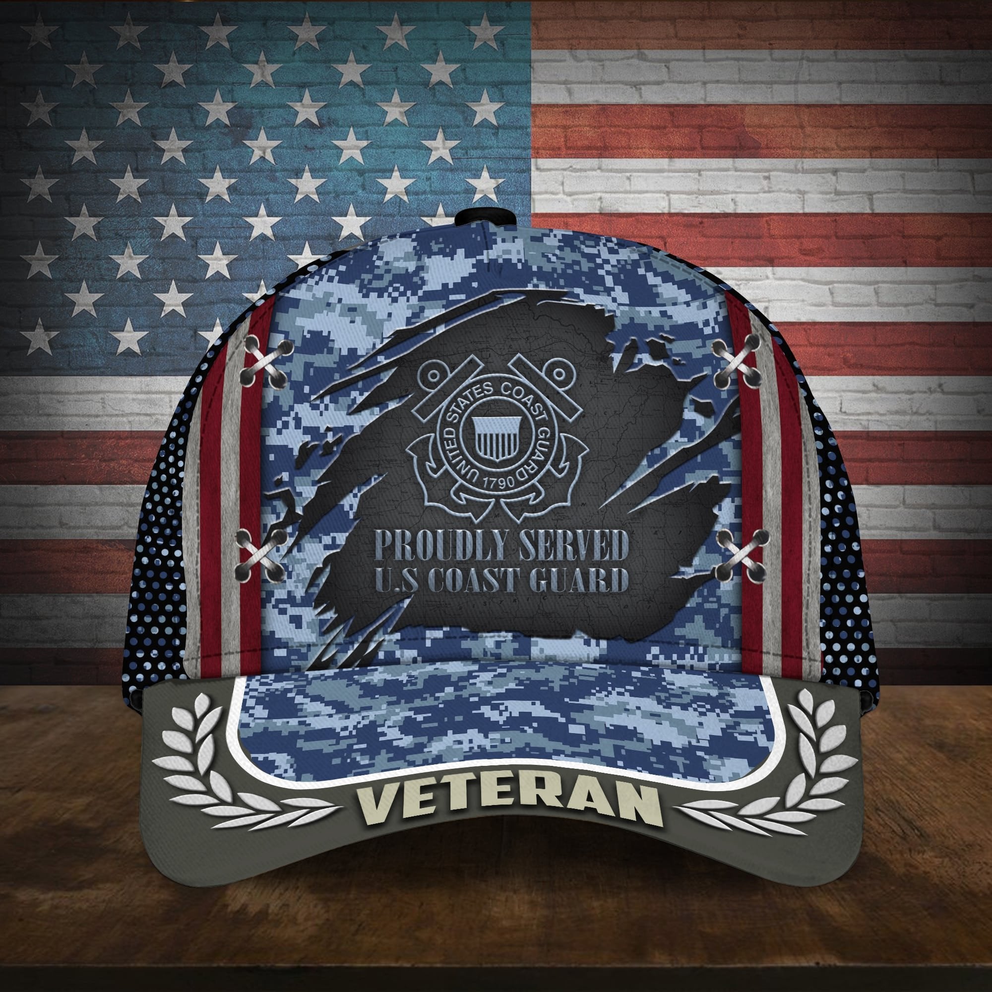 Proudly Served Multiservice U.S Veteran Cap MH130605
