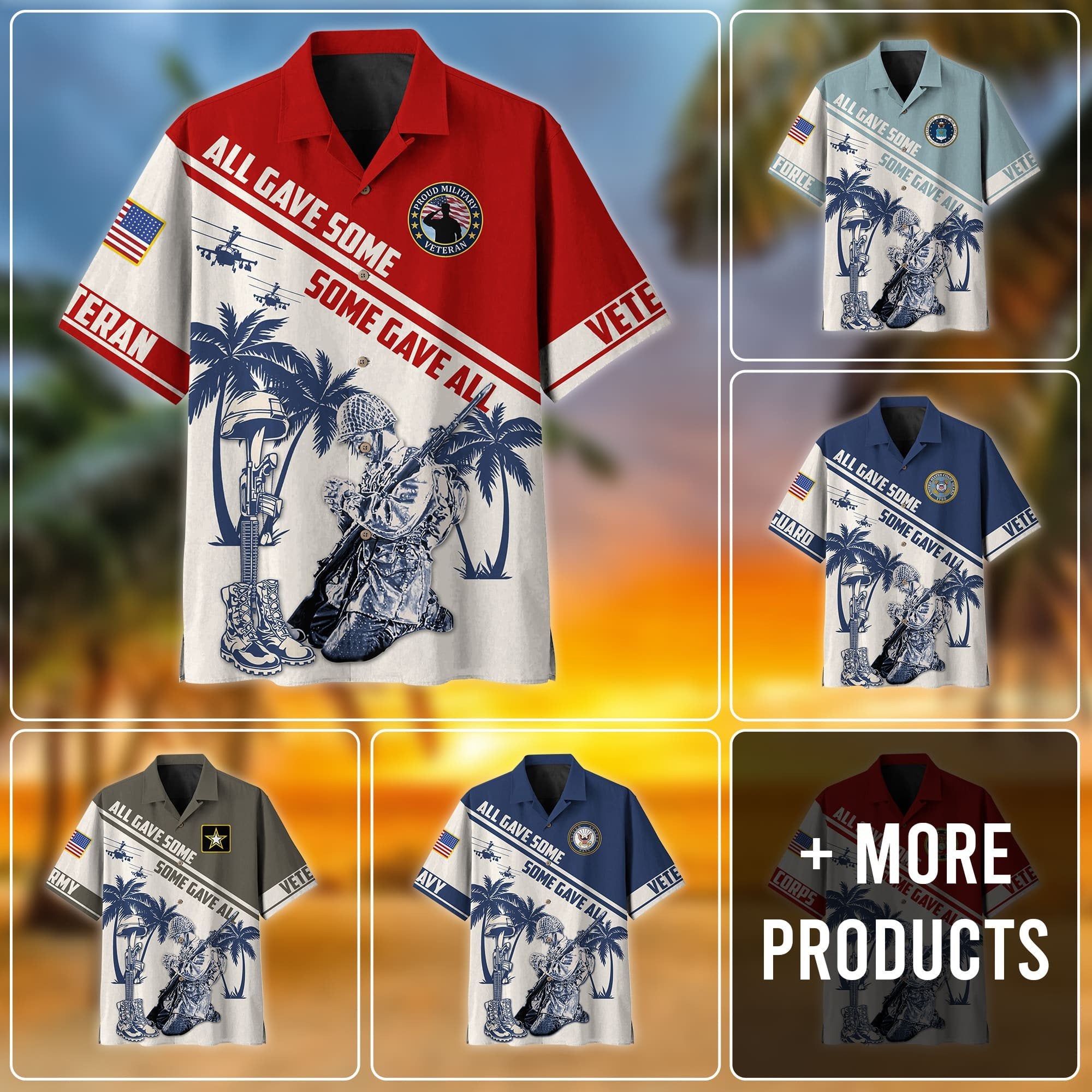 All Gave Some Some Gave All U.S Veteran Hawaii Shirt MH080602