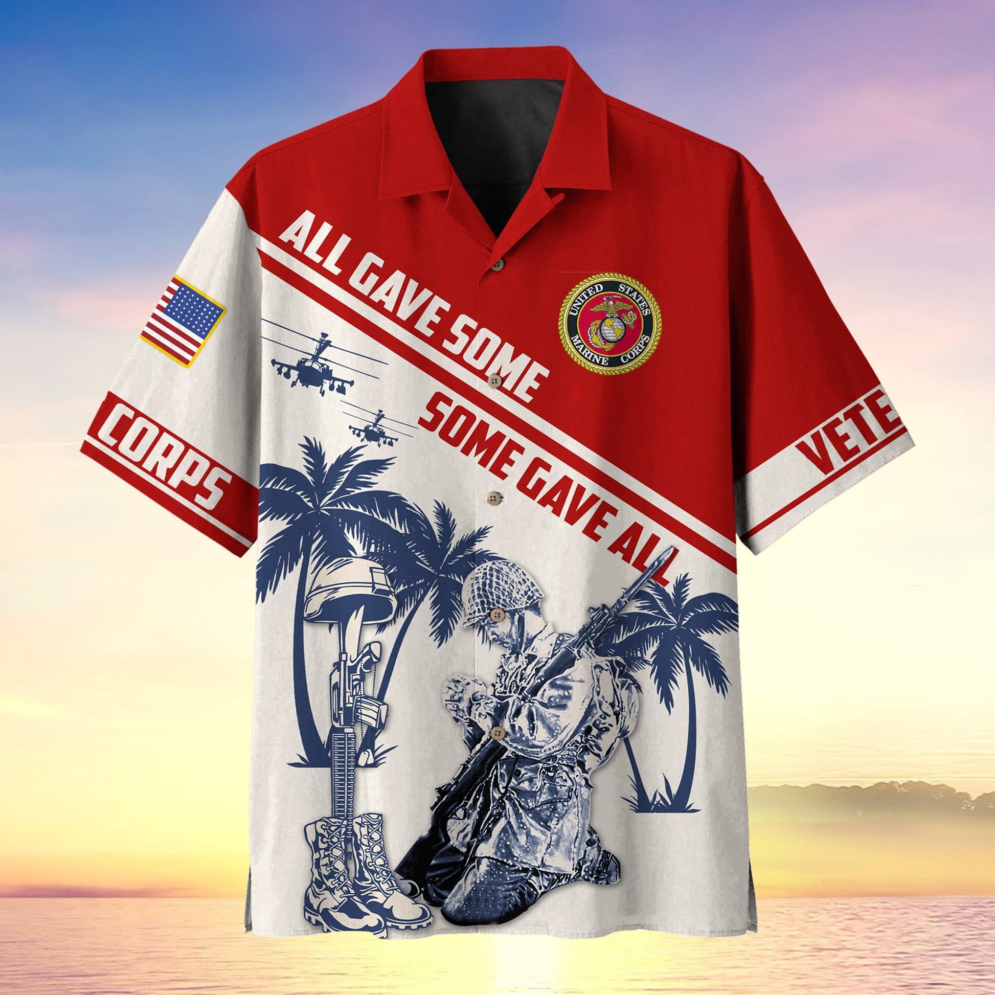 All Gave Some Some Gave All U.S Veteran Hawaii Shirt MH080602