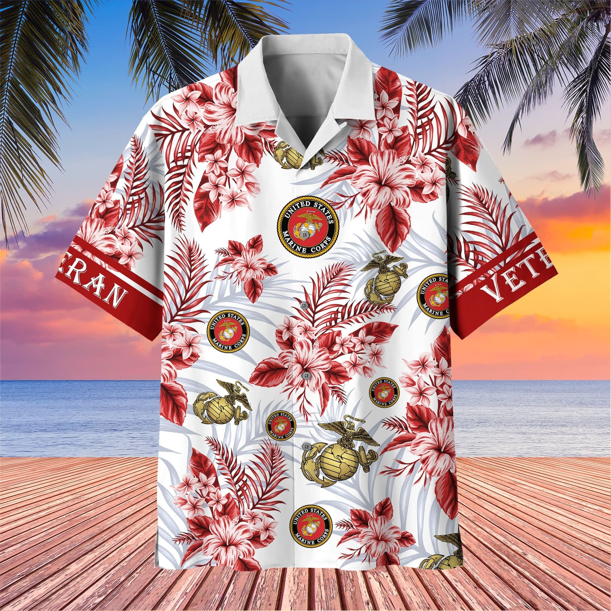 Premium Proud U.S Veteran Hawaii Shirt PVC270601