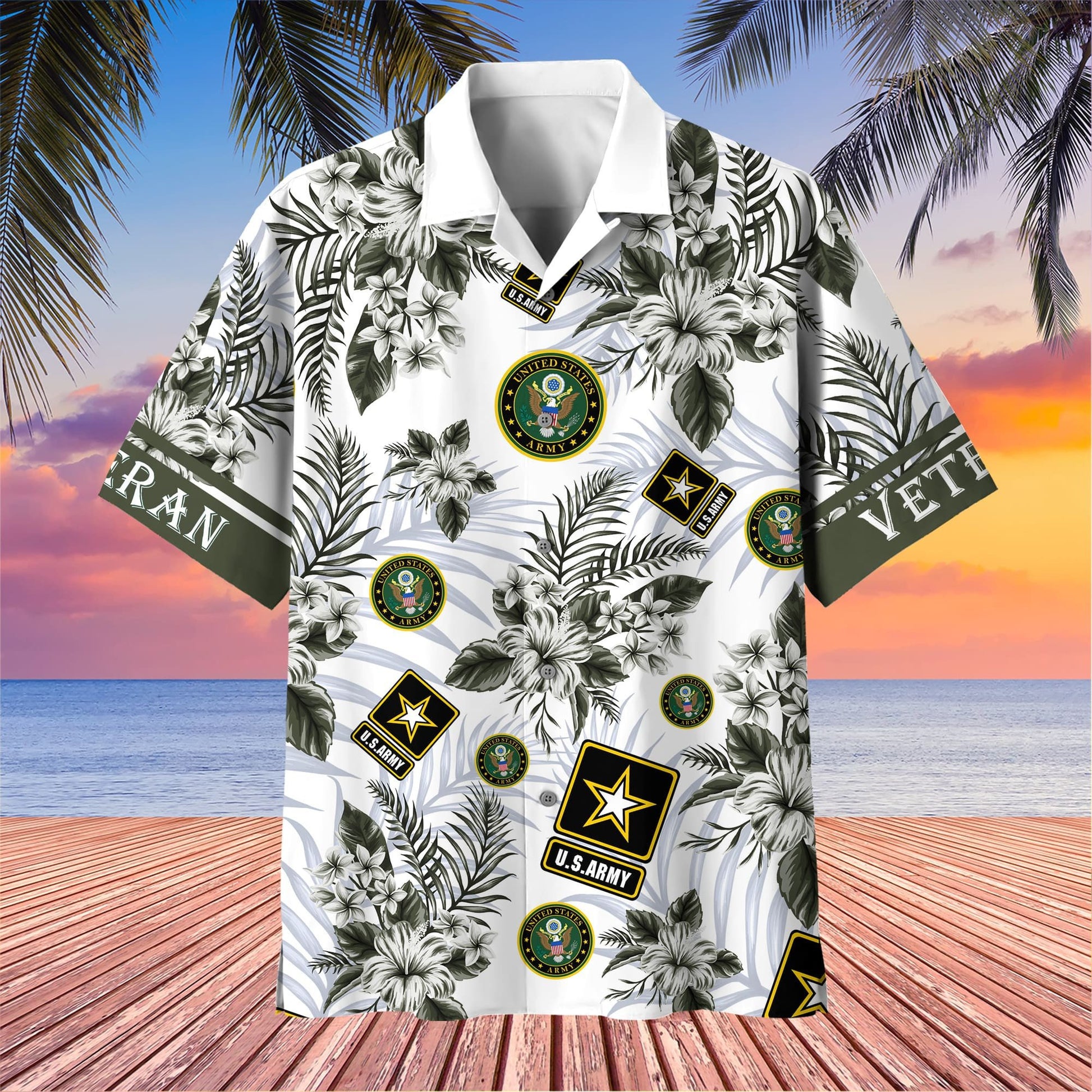Premium Proud U.S Veteran Hawaii Shirt PVC270601