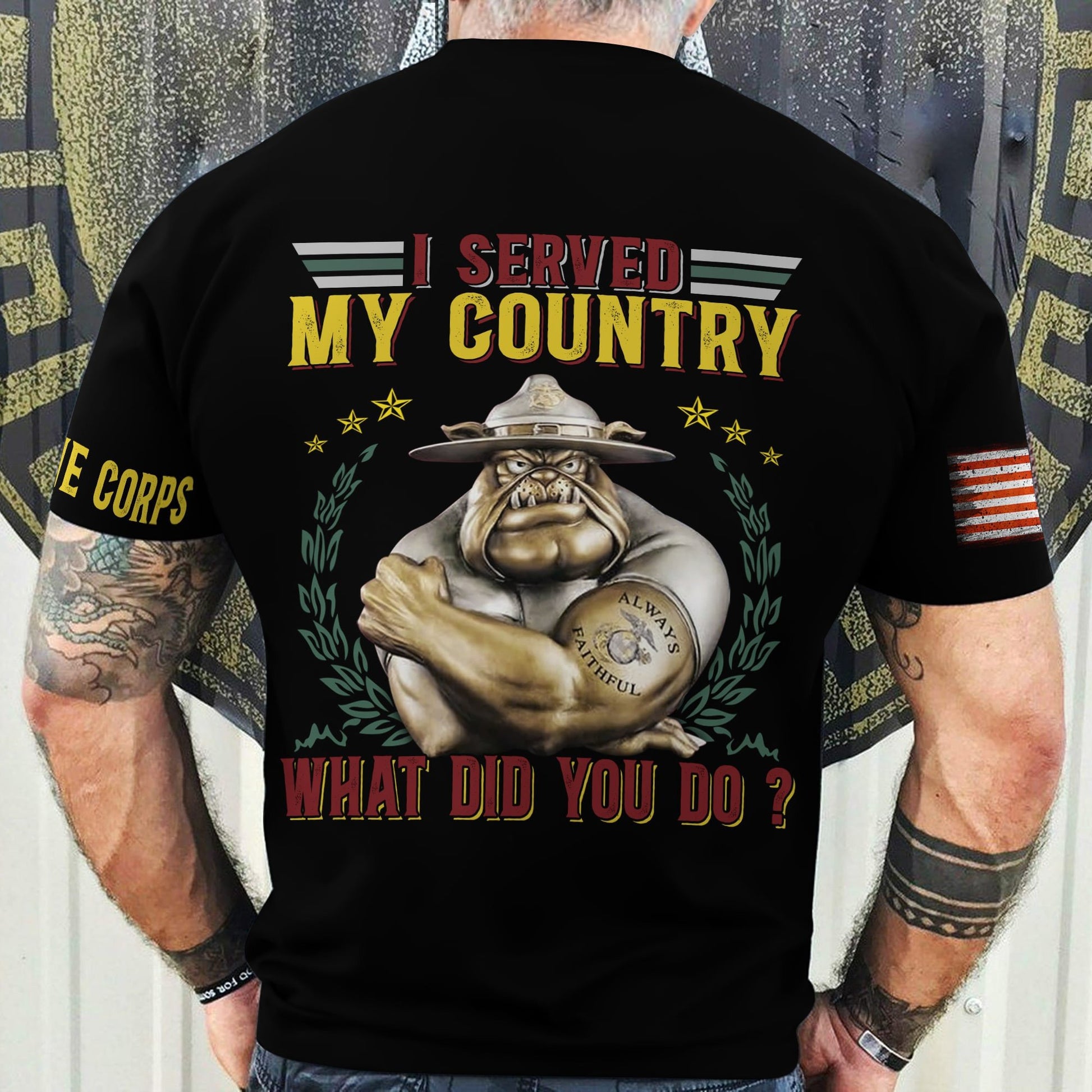 Premium I Served My Country U.S Veteran T-Shirt PVC010802
