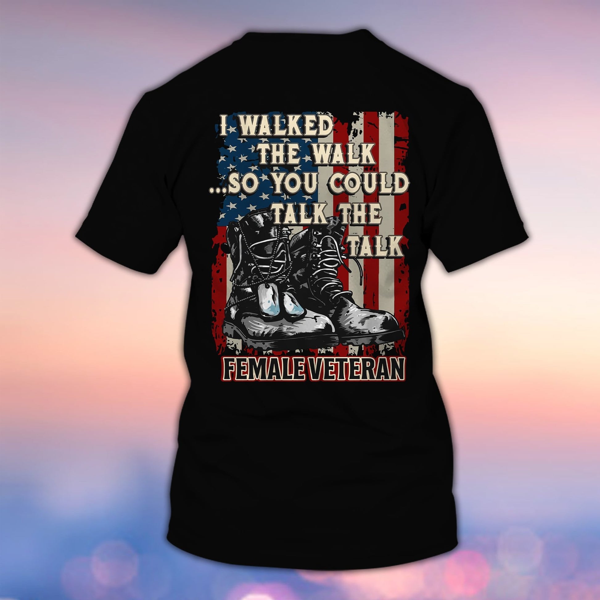 Proud U.S Female Veterans T-shirt TVN040801