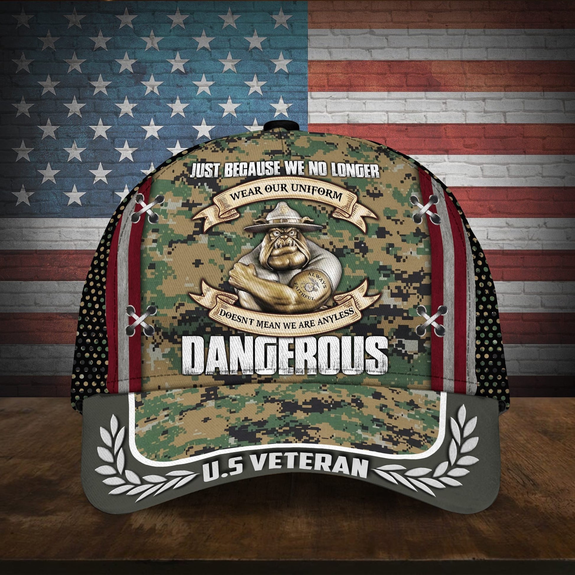 Just Because We No Longer Multiservice U.S Veteran Cap MH110702