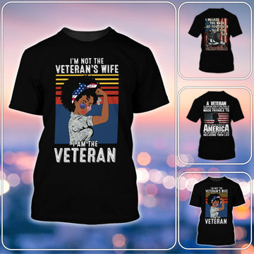 Proud U.S Female Veterans T-shirt TVN040801