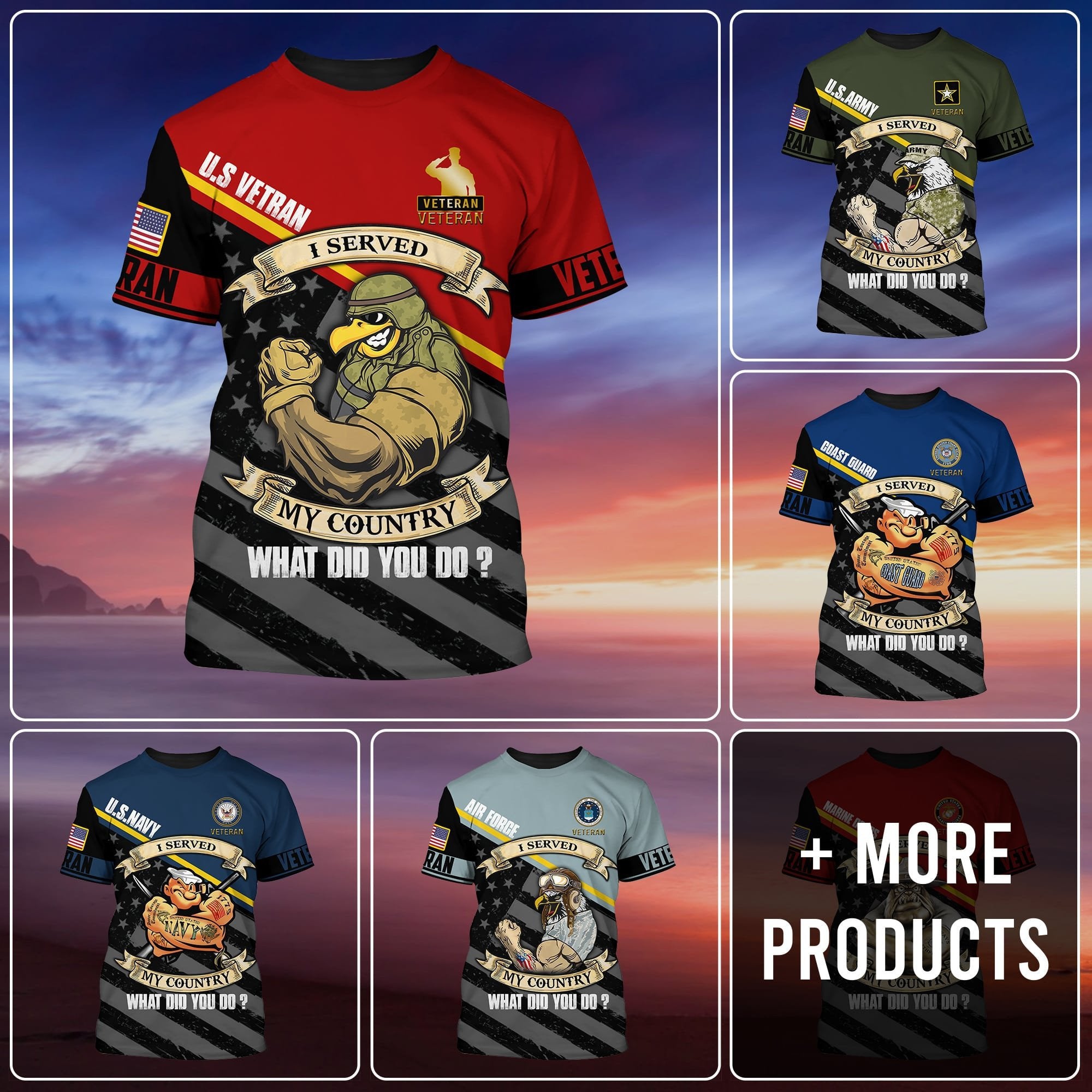 Premium What Did You Do U.S Veteran T-Shirt PVC010801