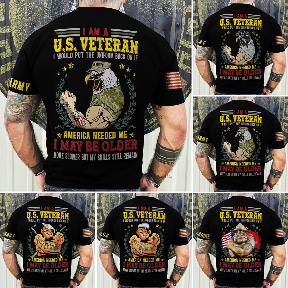 Premium I Am A U.S Veteran T-Shirt NPVC220602