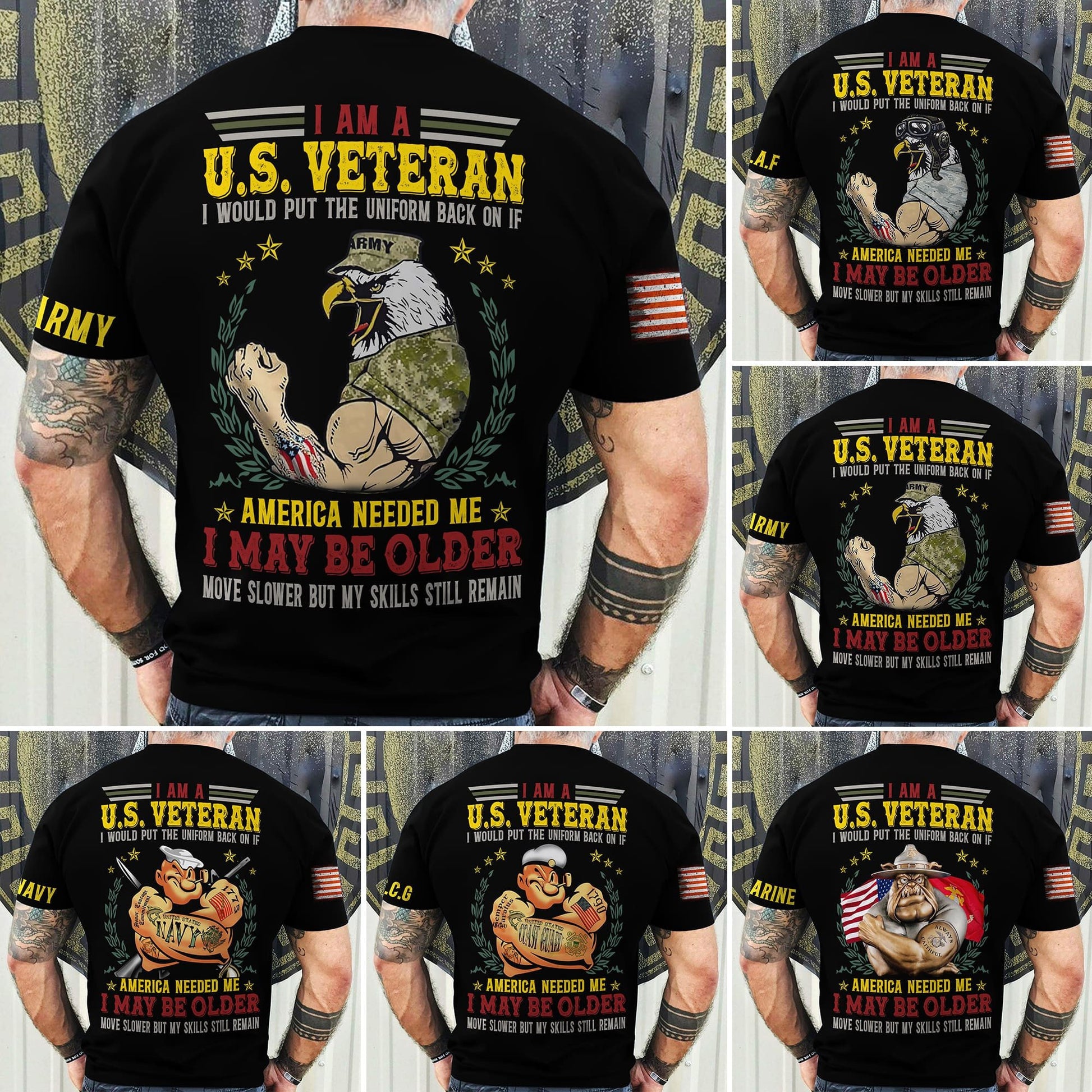 Premium I Am A U.S Veteran T-Shirt NPVC220602