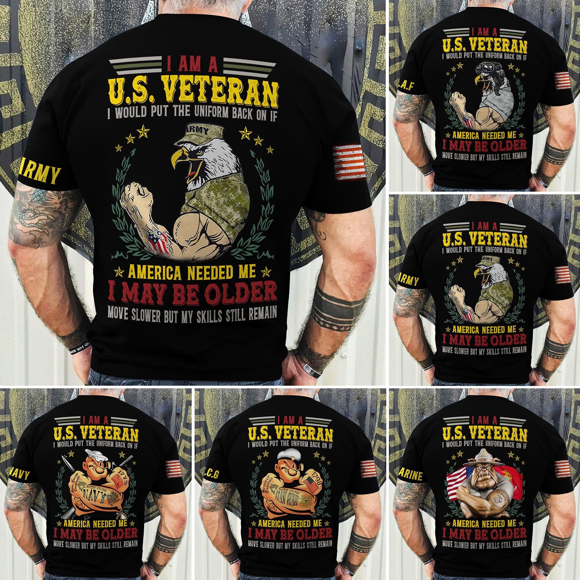 Premium I Am A U.S Veteran T-Shirt NPVC220602
