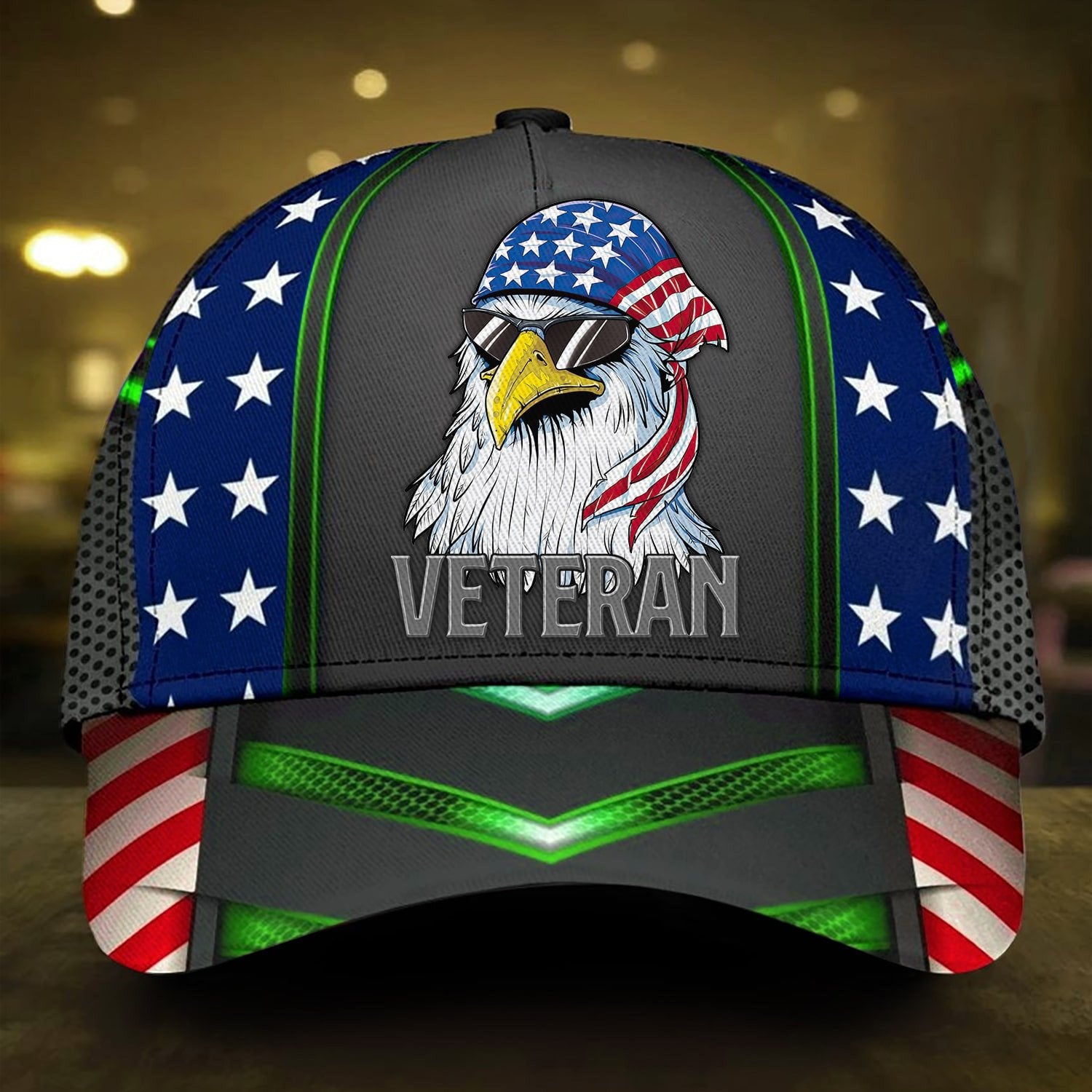 Premium Never Underestimate An Old Man US Veteran Cap NPVC070702