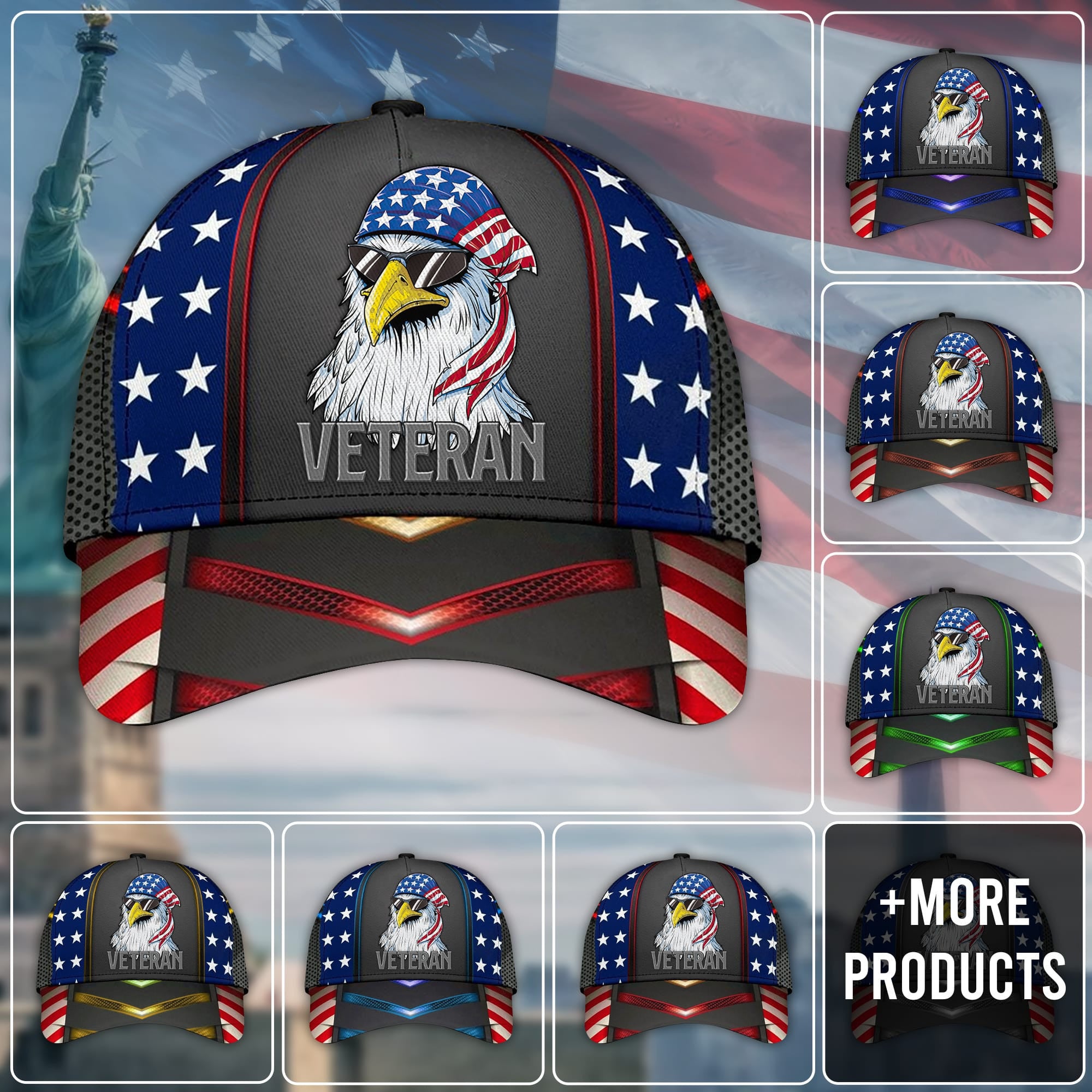 Premium Never Underestimate An Old Man US Veteran Cap NPVC070702