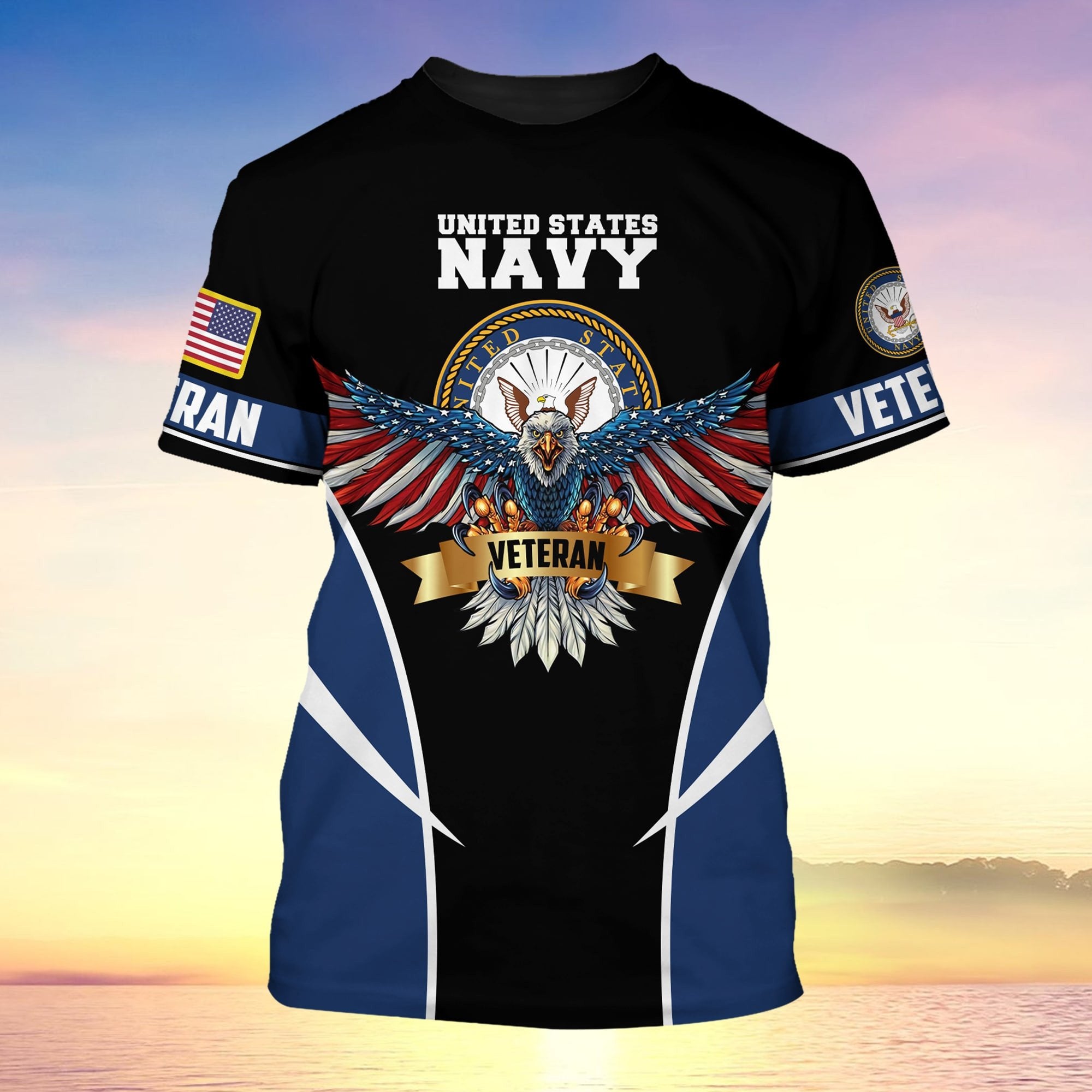 Premium Eagle US Veteran T-Shirt NPVC130801