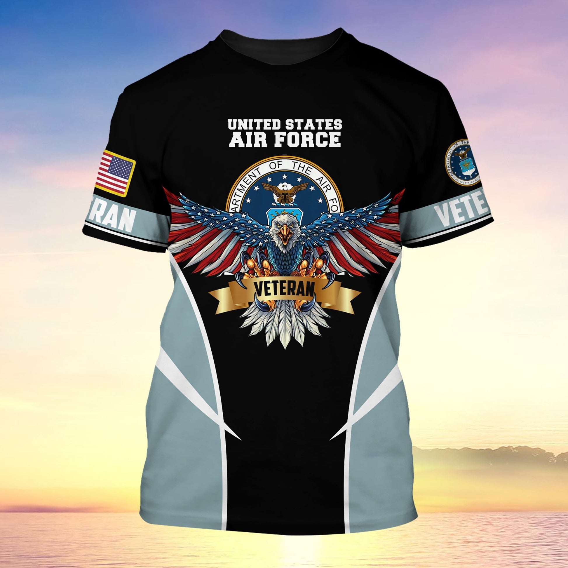 Premium Eagle US Veteran T-Shirt NPVC130801