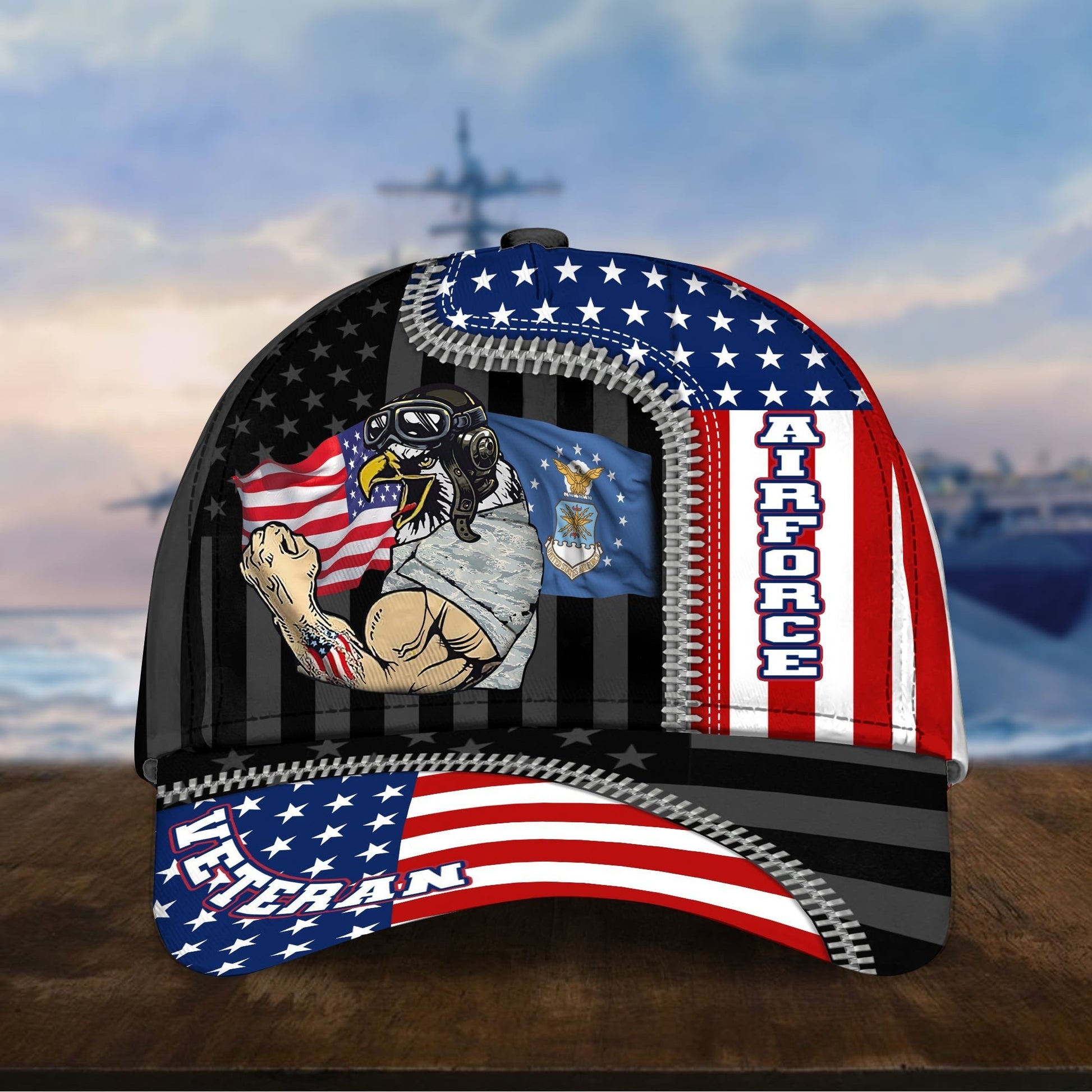 Premium Honoring All Who Served US Veteran Cap NPVC080902