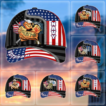 Premium Honoring All Who Served US Veteran Cap NPVC080902