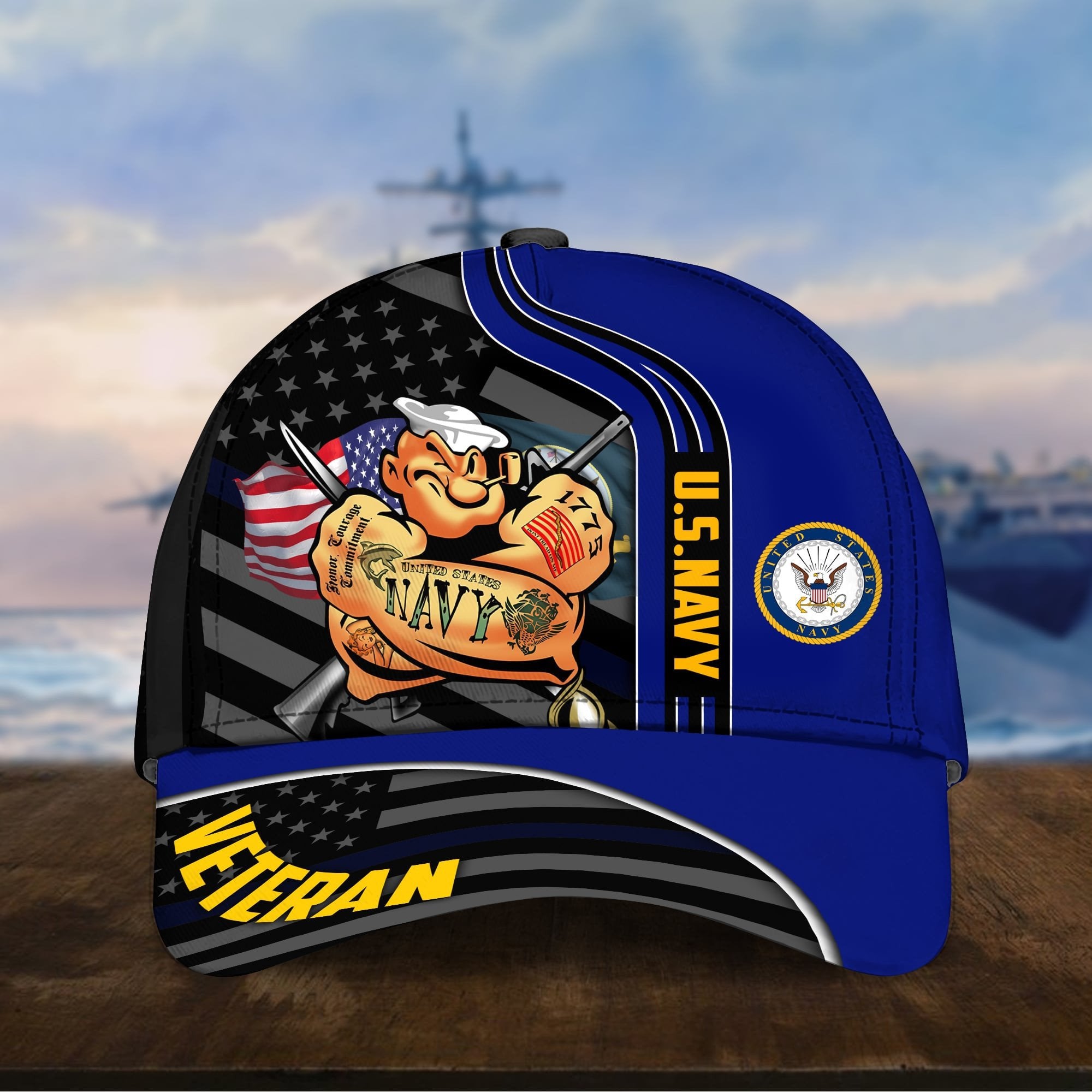 Premium Proud To Be A US Veteran Cap NPVC080903