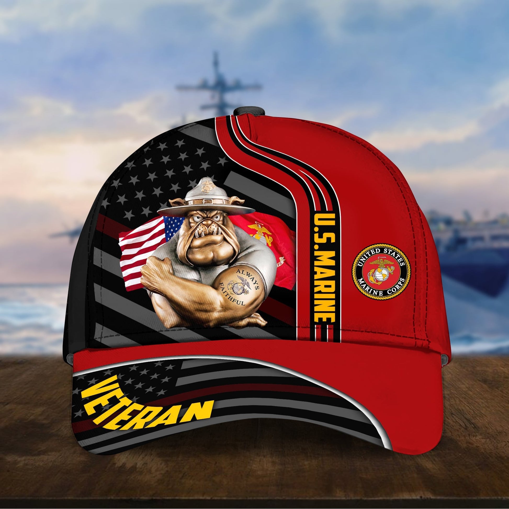 Premium Proud To Be A US Veteran Cap NPVC080903