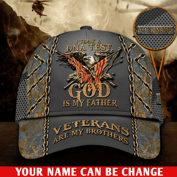 Premium Personalised I Took A DNA Test God US Veteran Cap NPVC290810