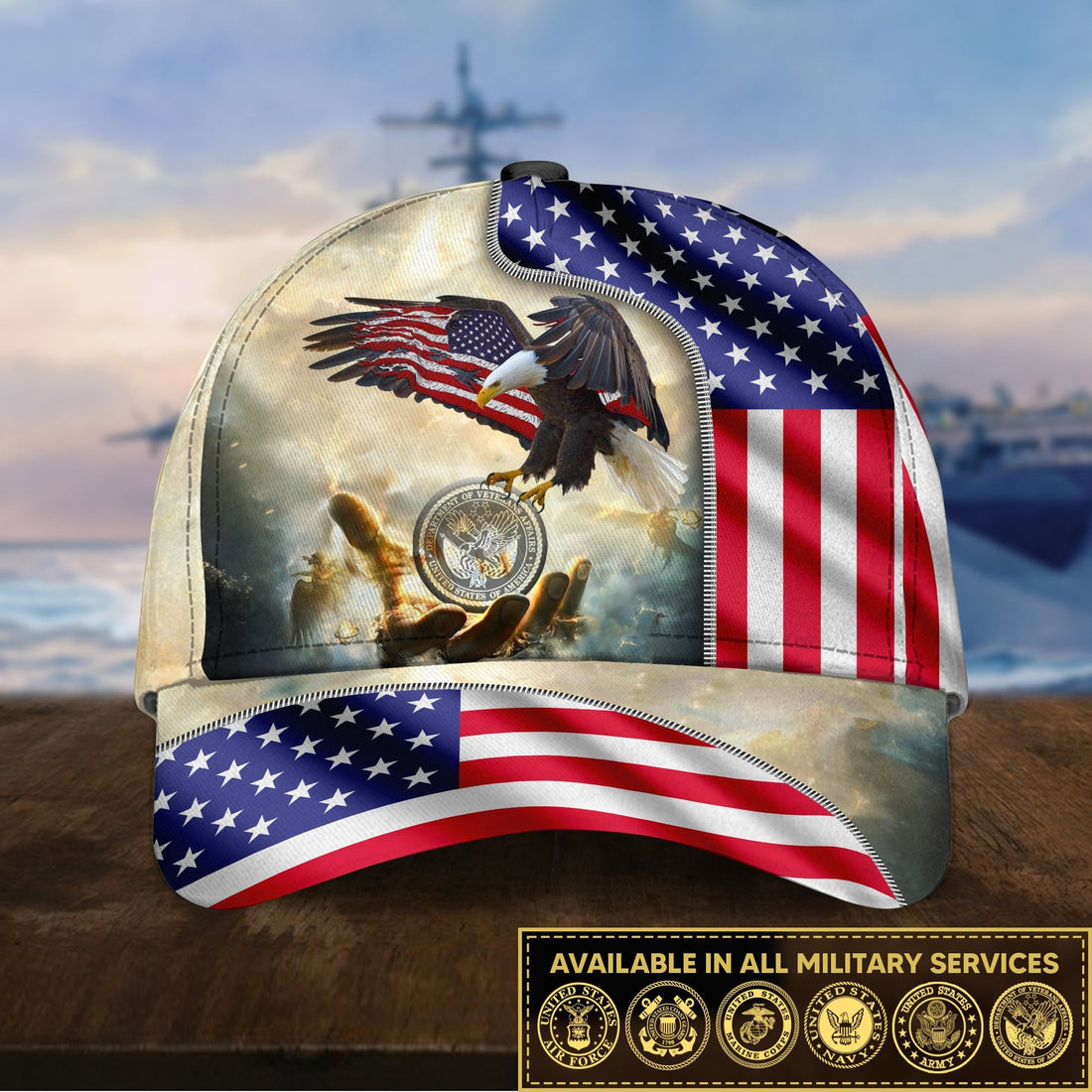 Unique God Bless US Veteran Cap NPVC260801