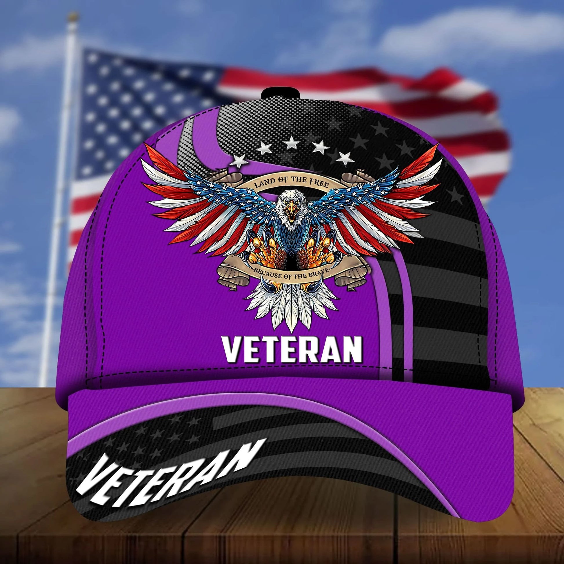 Premium Eagle US Veteran Cap NPVC230803