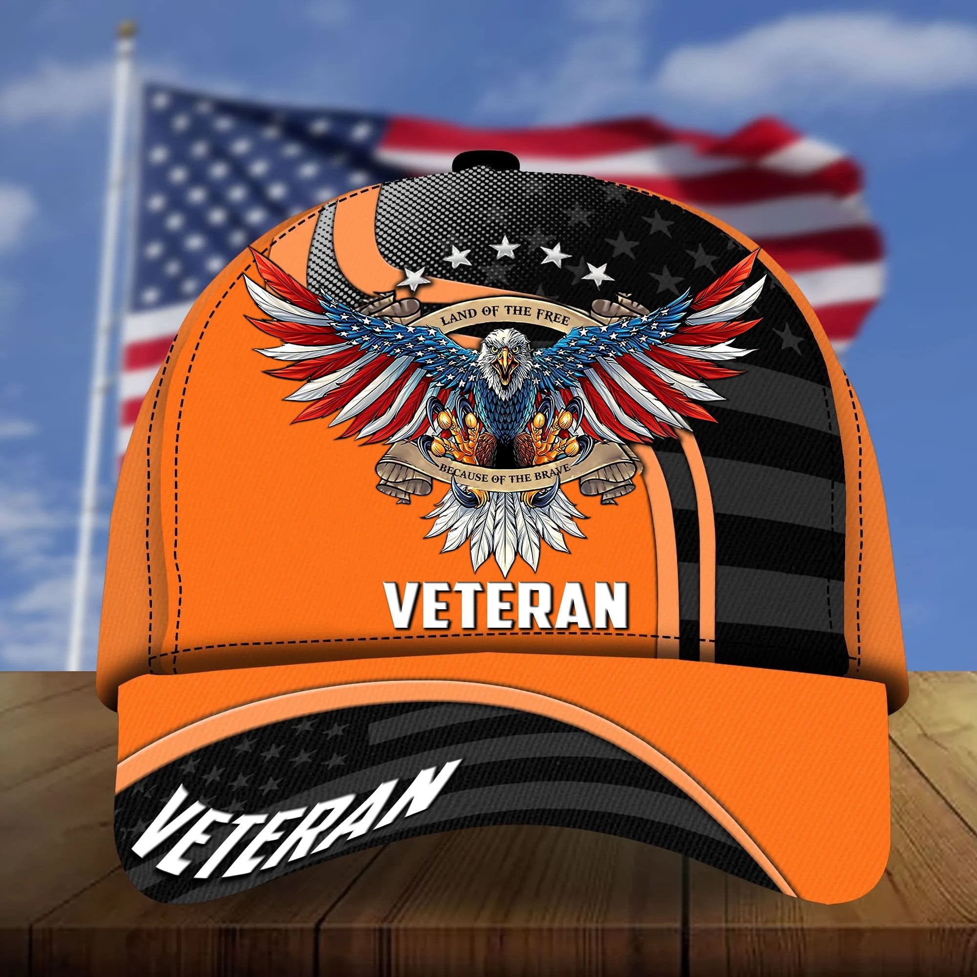 Premium Eagle US Veteran Cap NPVC230803